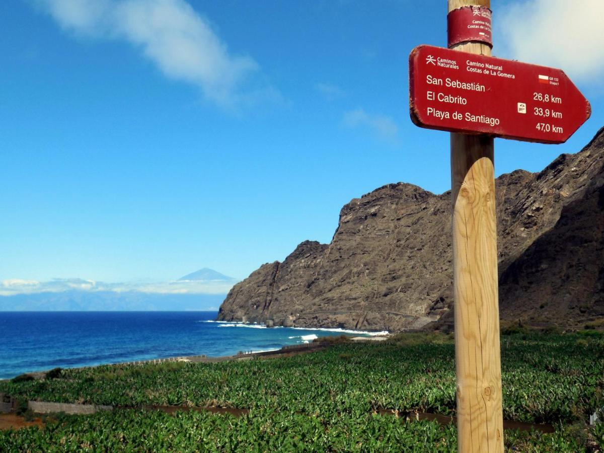 Casa La Sabina Roja 1 - Casa Con Impresionantes Vistas Sobre Hermigua Y El Mar Exteriér fotografie